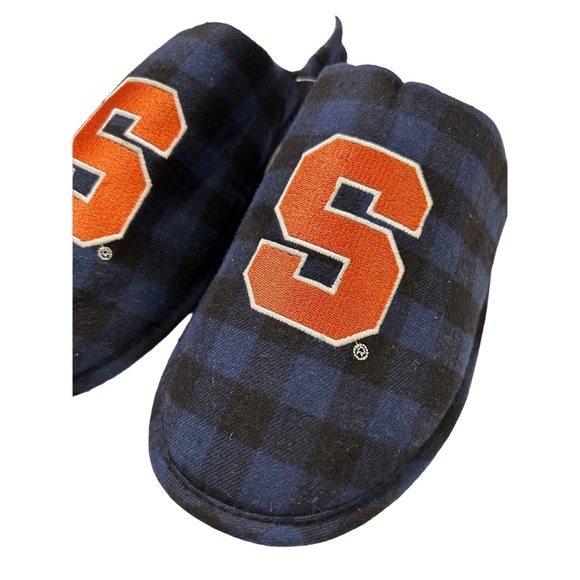 FOCO Men's Syracuse NCAA Sherpa Memory Foam Slippers L 11/12 - Picture 4 of 6